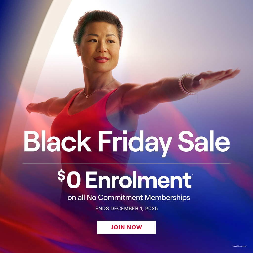 Black Friday Sale! $0 enrolment on all No Commitment Memberships. Ends December 1, 2025. Tap to join now!