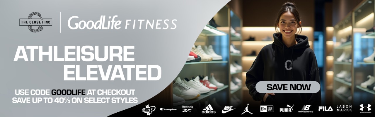 The Closet Inc. Use code GOODLIFE at checkout, save up to 40% on select styles.