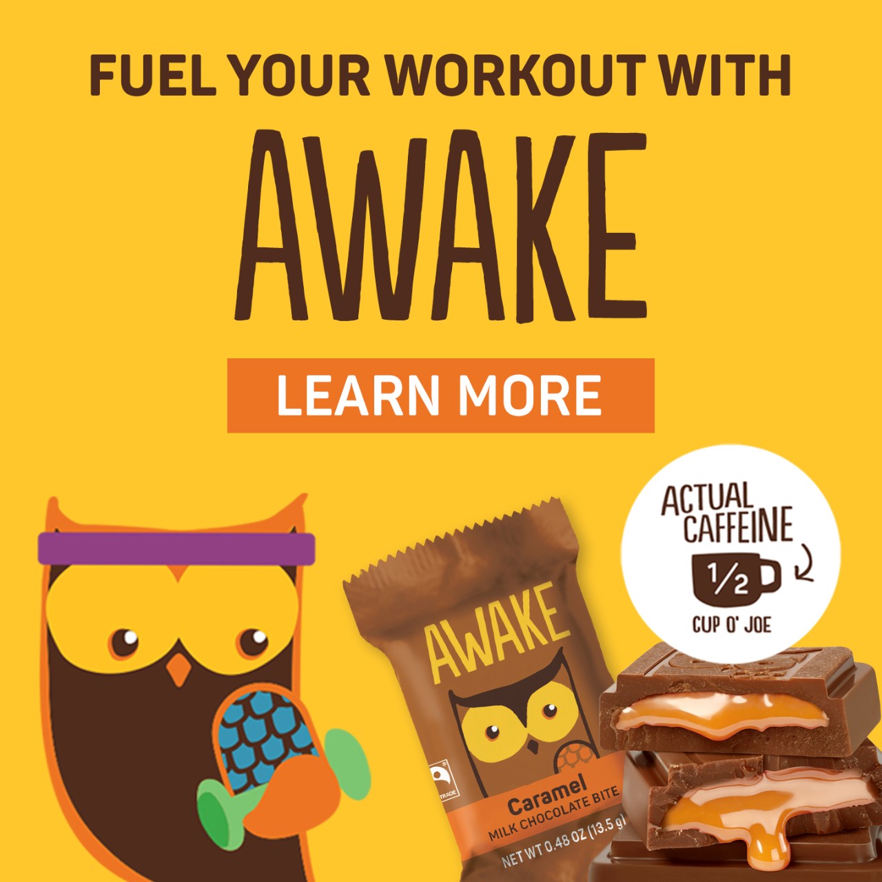 Fuel your workout with Awake! Tap to learn more.